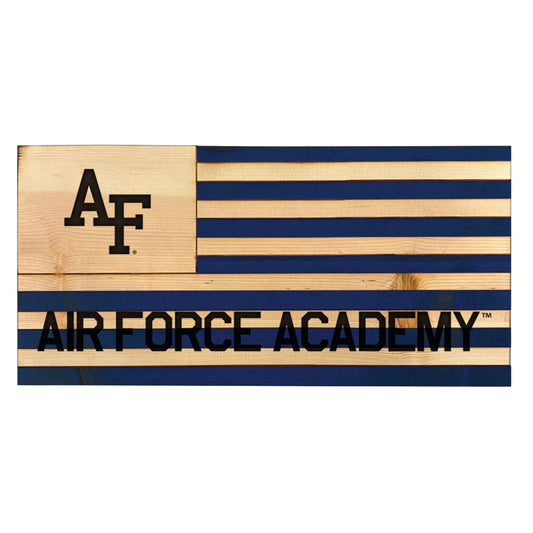 Air Force Academy Wood Flag Wall Hanging