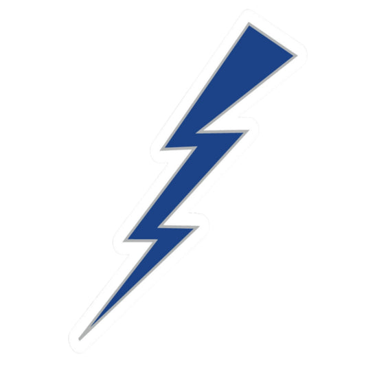 USAFA Striking Bolt Lapel Pin 1.25" Silver Tone