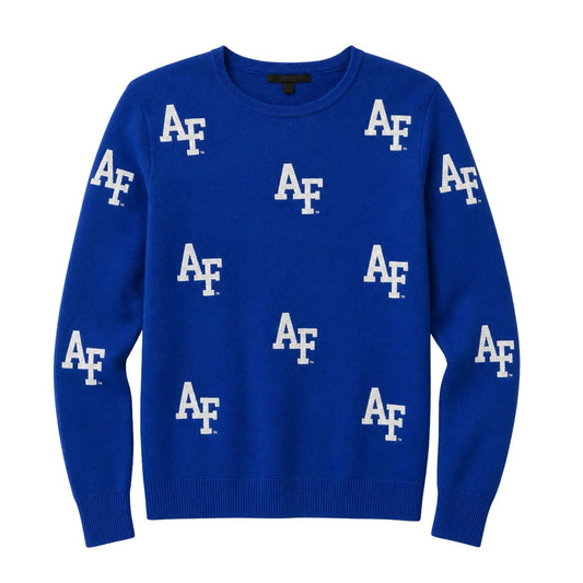 Air Force All Over Logo Knit Sweater