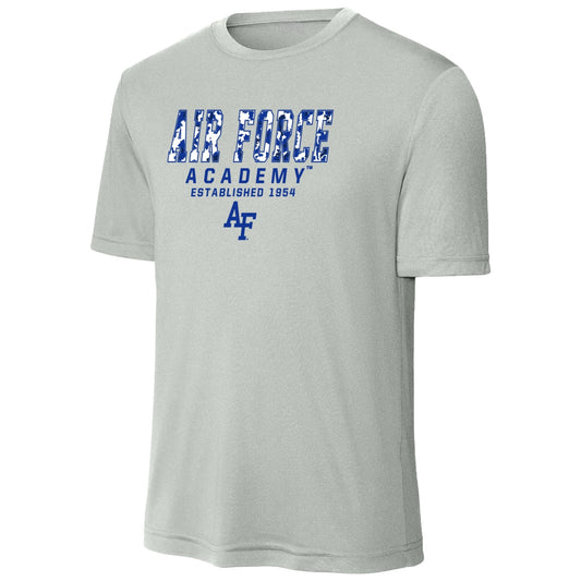 Air Force Academy Performance Athletic Tee Silver