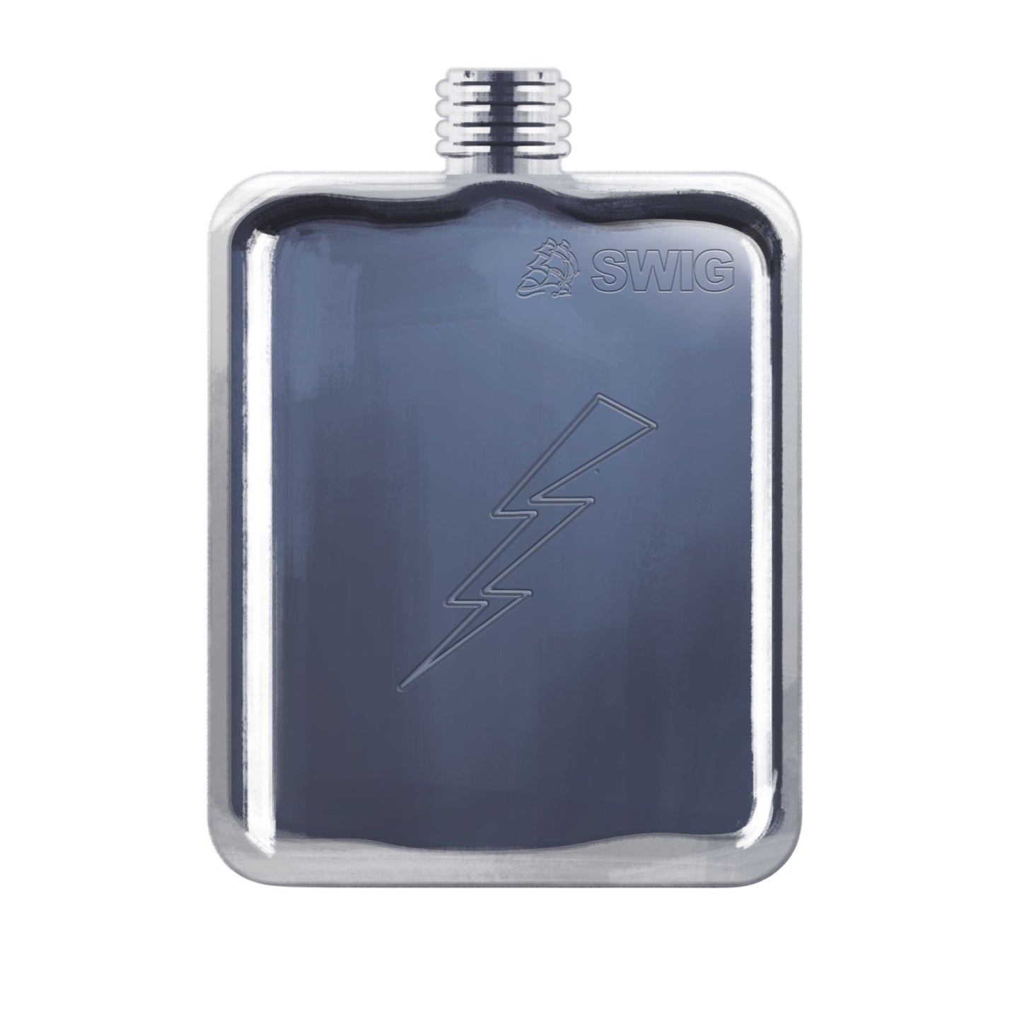 USAFA Engraved Flask and Wool Tartan Leather Tartan Pouch