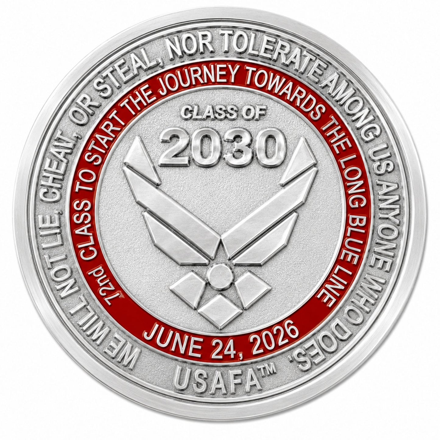 2030 72nd In-Processing Class Challenge Coin - Red Class