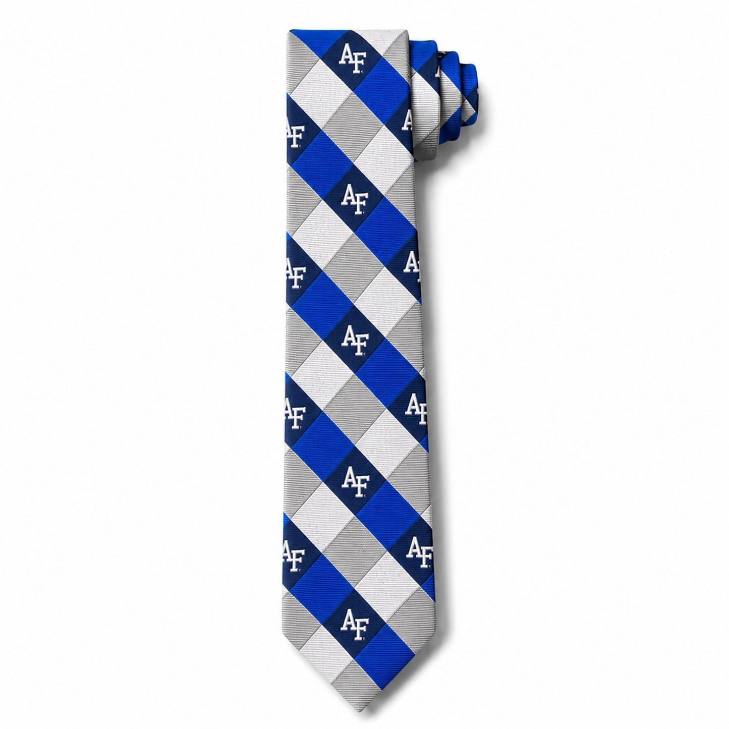 Air Force Argyle Blue Necktie - Skinny