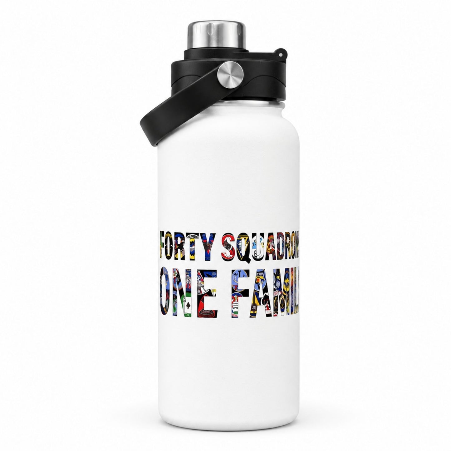 Forty Squadrons. One Family. Insulated Bottle