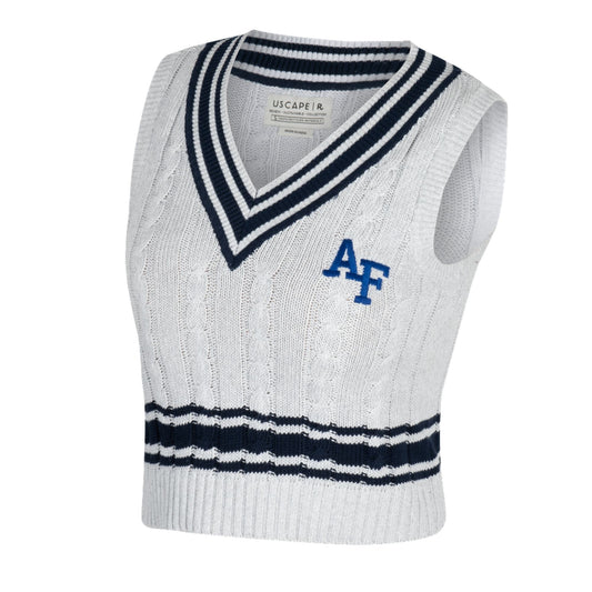 Women's Air Force 'AF' Cable Knit Vest