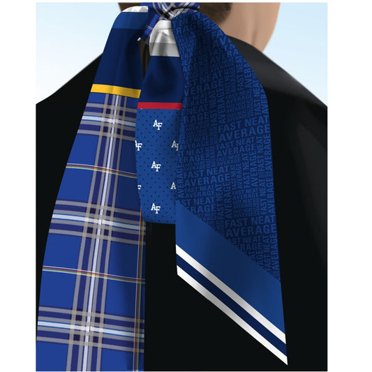 USAFA Ladies Silk Skinny Scarf