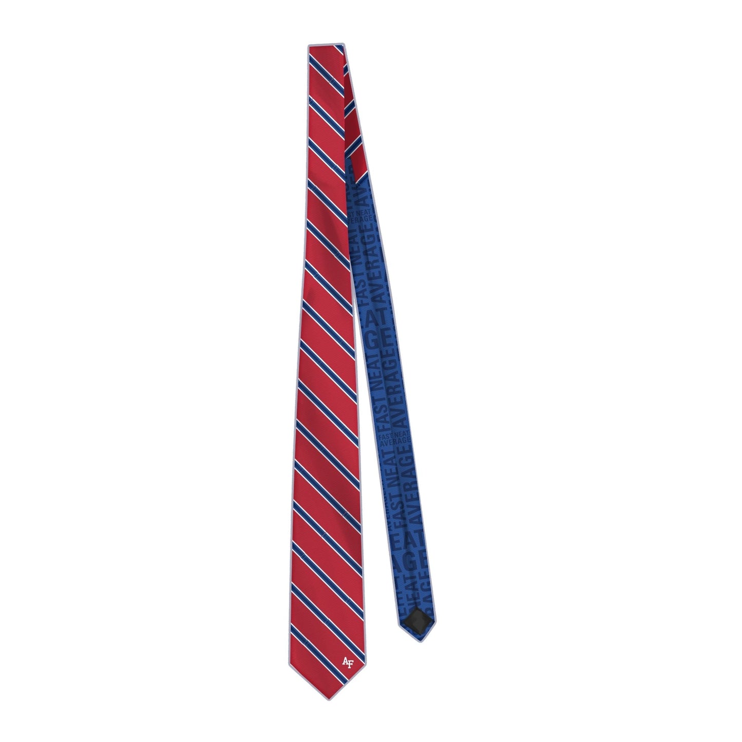 USAFA Silk Striped Necktie Class Color Collection - Red