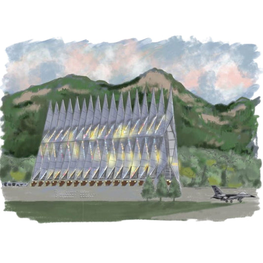Cadet Chapel Color Print - Unframed