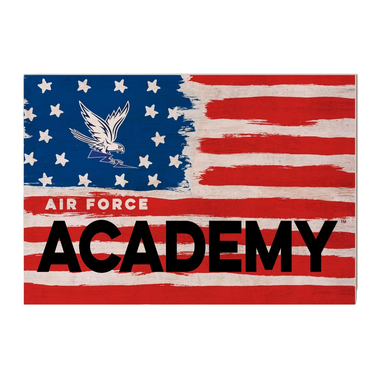 Air Force Academy and Red, White, and Blue Wood Wall Decor