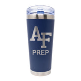 AF Prep Classic Tumbler 26 oz in blue with vacuum insulated design and straw lid