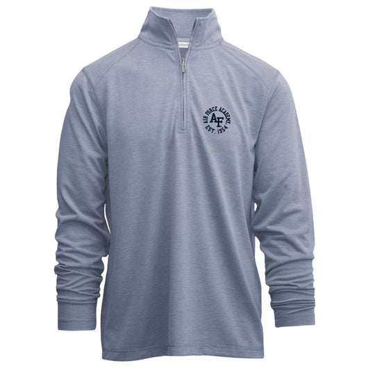 Air Force Academy Light Blue Quarter-Zip Pullover with AF Logo and Est. 1954 Graphic