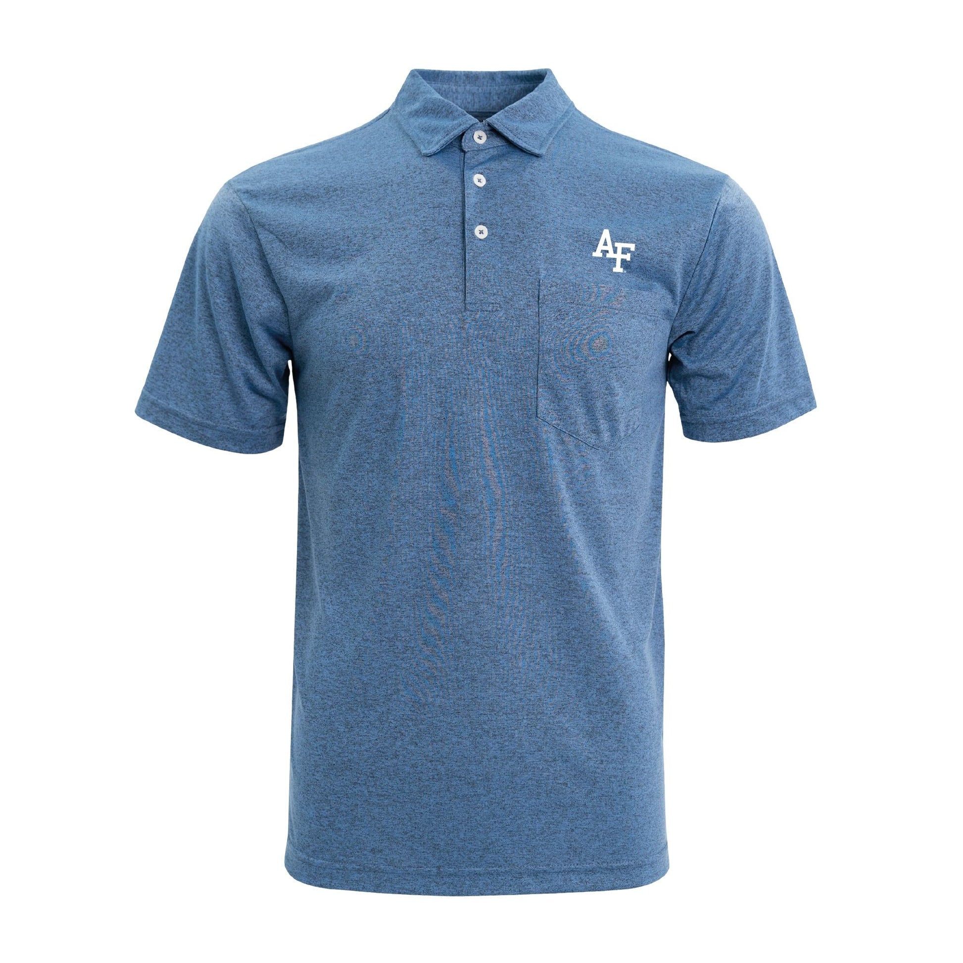 Air Force Academy Men’s Blue AF Logo Polo Shirt