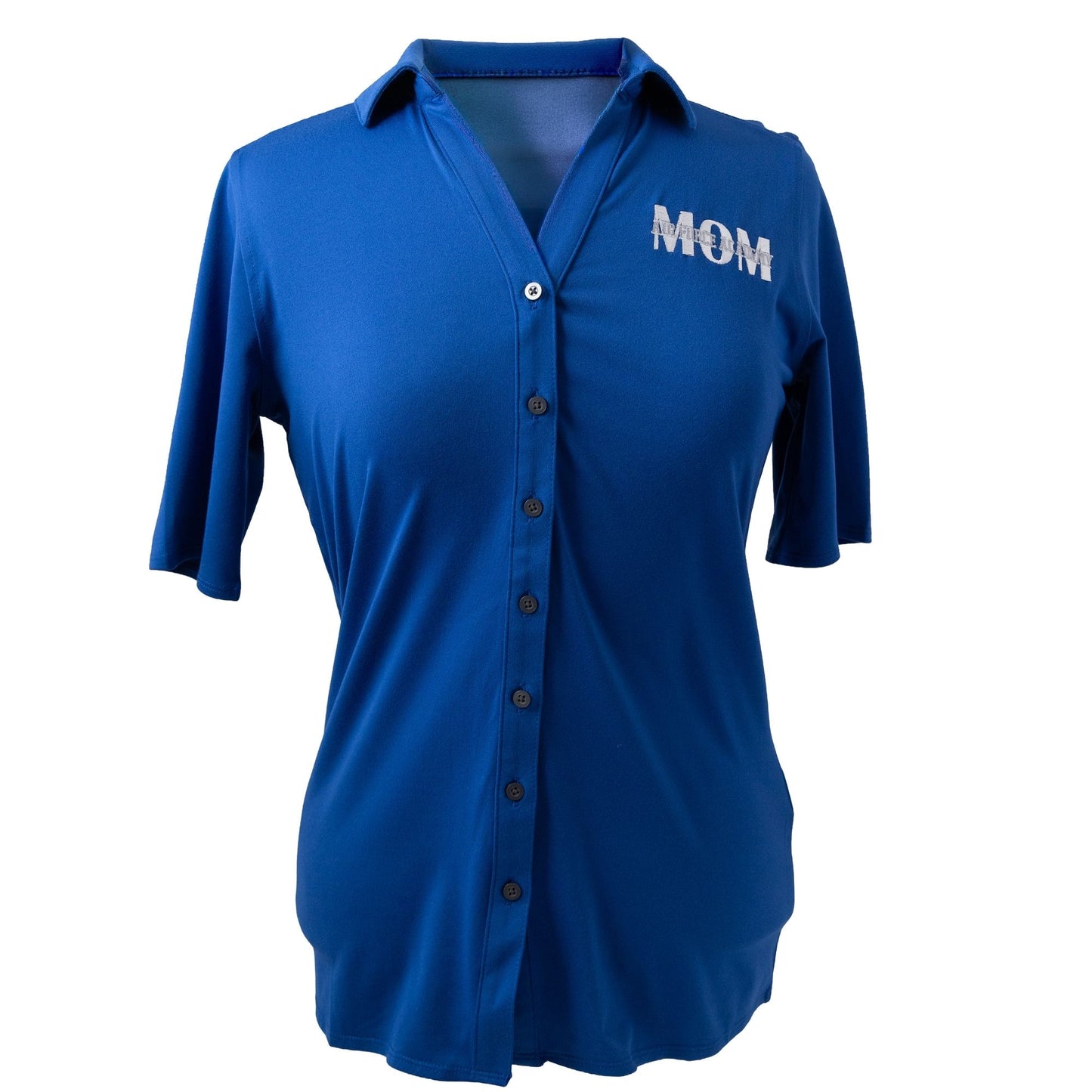 Air Force Academy Mom Short Sleeve Button Up | USAFA Apparel Doolittle Outfitters Air Force Academy Mom Short Sleeve Button Up | USAFA Apparel Doolittle Outfitters