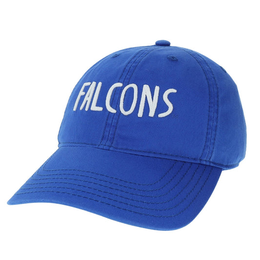 Air Force Falcons blue hat with embroidered Falcons text in white