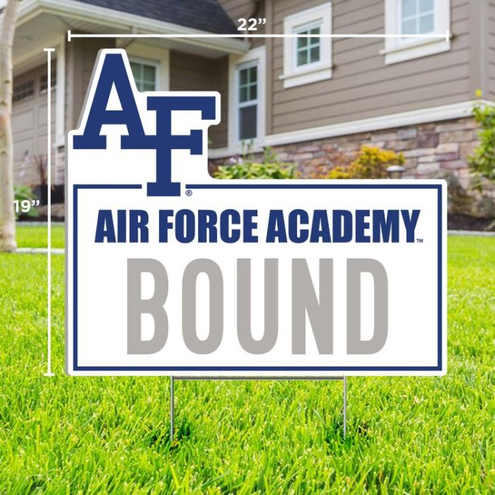 AF/Air Force Academy Bound Lawn Sign by Color Shock