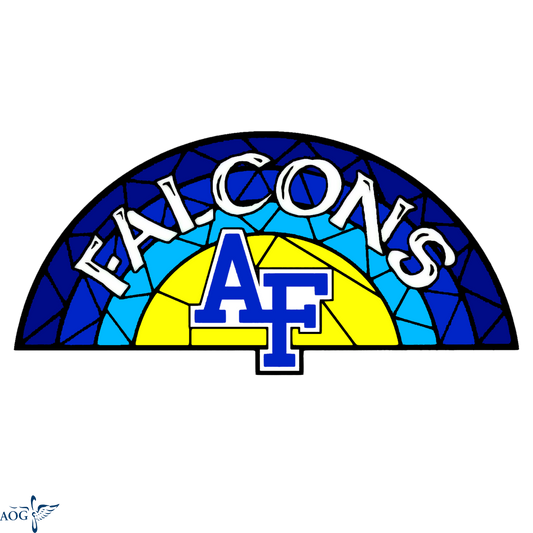 AF Falcons Arch Decal