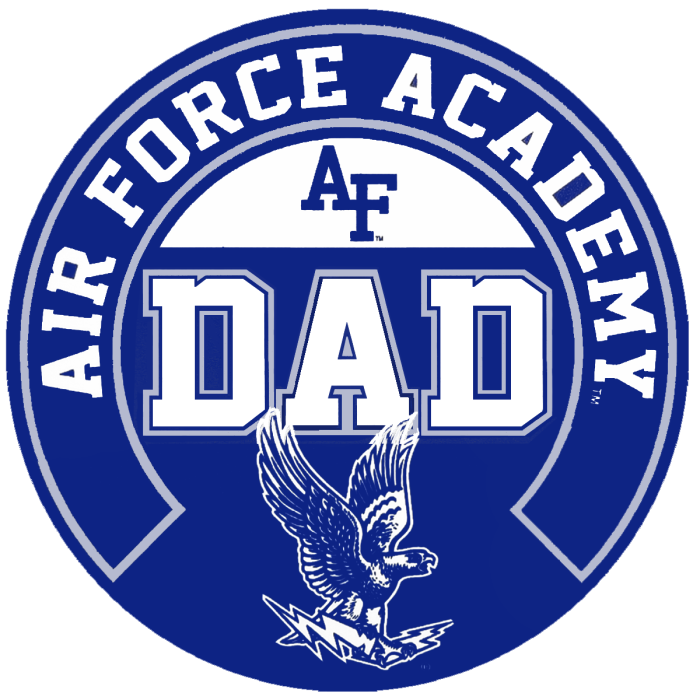 4-inch Royal Blue Dad Sticker