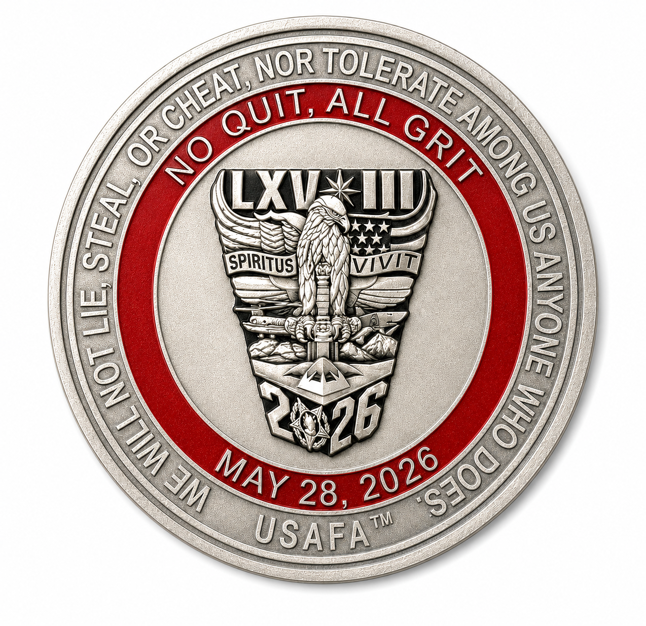 2026 Graduation Class Crest Challenge Coin