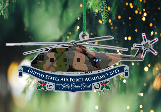 Collectable Holiday Ornament - 2023 HH-3 Helicopter Display