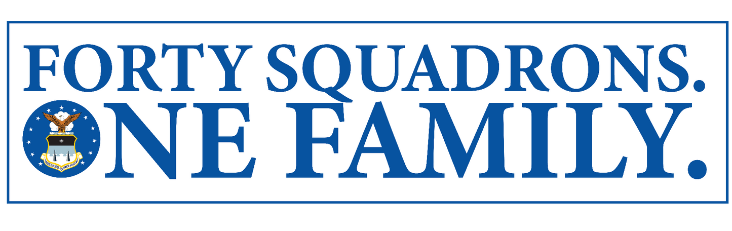 One Family Decal with US Air Force Academy Crest