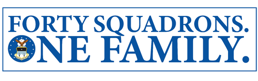 One Family Decal with US Air Force Academy Crest