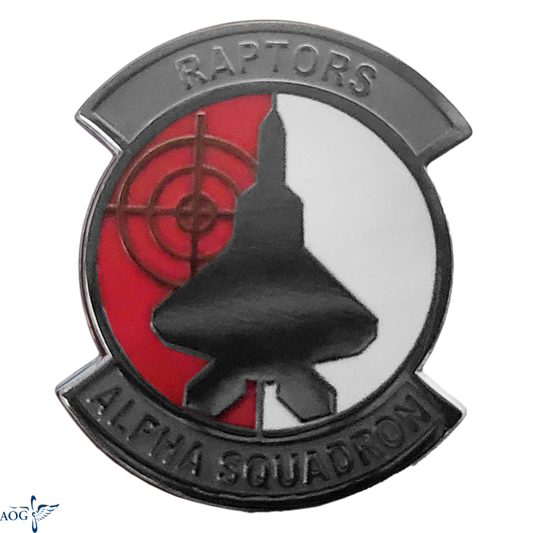 Prep School Squadron A- Raptors Lapel Pin