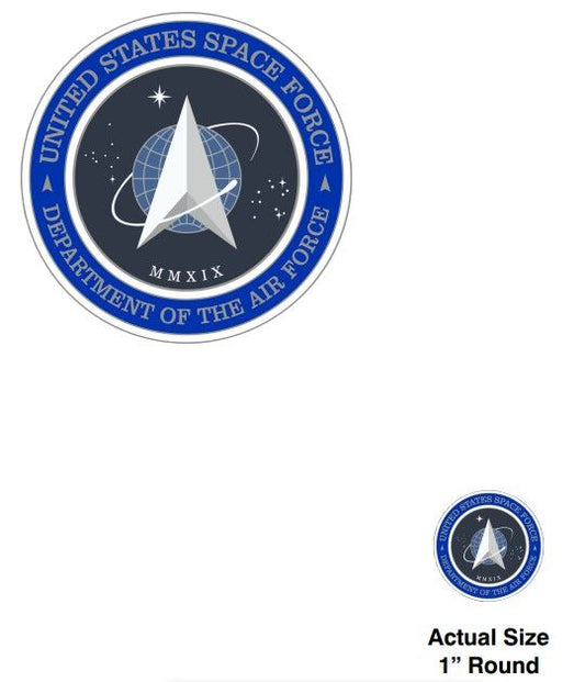 Space Force Crest Lapel Pin