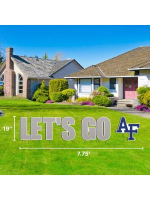 Large "Let's Go AF" Lawn Sign by Color Shock