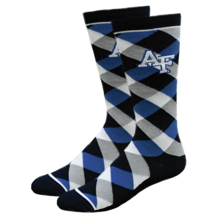 Diamond Plaid Dress Socks - Men's Sizes