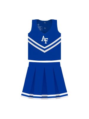Toddler Air Force Cheer Dress Bloomer Set